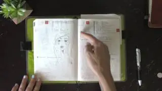 hobonichi cousin flip through and how I'm using it for work :)