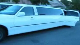 Limousines white10 person Stretch presidential limo Rentals