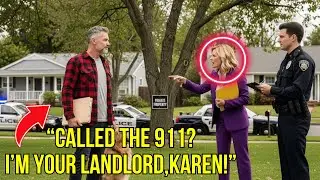 HOA called cops when I said “Not in your HOA”—She lost it when I revealed I own the land she's on!