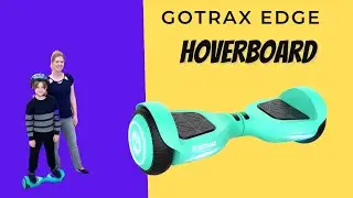 GOTRAX edge hoverboard review and demo , fast and fun way to get around !