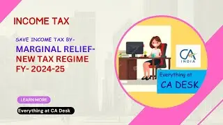 Marginal Relief se Tax kese Bachayee.. #marginalrelief #itr #incometax