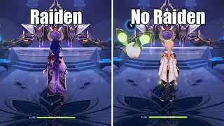 Scaramouche Boss With vs Without The Raiden Shogun - Genshin Impact