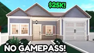 How to Build a 25k NO GAMEPASS Spring House in Bloxburg! *Tutorial & Voice*