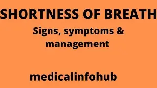 Shortness of Breath 🫁🫁🫁🫁 || SOB || Pneumonia || Asthma || COPD crisis