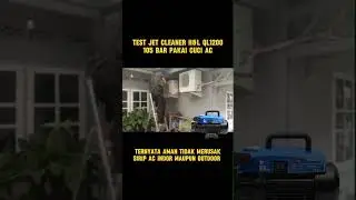jet cleaner H&L QL1200 untuk cuci AC ||Test