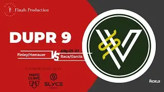 VizualSpots @Picklr Mesa | DUPR 9 | Garcia & Baca Vs Hemauer & Finley | July 26, 2025