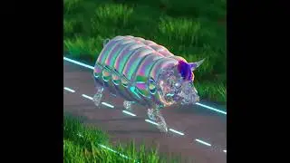 Piggy 🐷💎 | 3D Fashion and Modeling | White Diamond Animals.