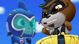 Boss Battle Defeat Raccoon Boss In Talking Tom Hero Dash