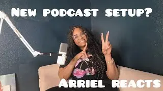 PODCAST SETUP | NEW MIC | NEW IDEAS | BUILD WITH ME #fyp #podcast #podcastsetup 