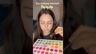 Half cut crease eye makeup 💖✨#makeup #eyemakeup #shorts #trending