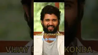 Top 10 South Indian actor and their date of birth 💯||#shorts #viral#youtubeshorts