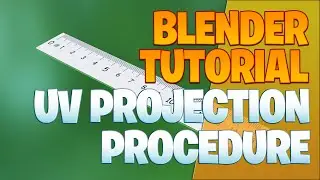 UV projection procedure - Blender Tutorial