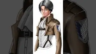 (FANART) Levi Ackerman Attack on Titan. #short