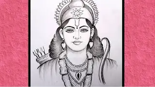 How to draw shri ram pencil drawing // bahut asan shri ram ji ka chitra