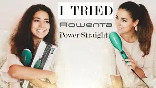 I tried Rowenta Power Straight on my Curly hair and this is how fast it works