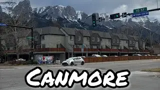 Highway 1A to canmore Alberta❤️ #canada #mountains #india #travel #drive #scenicviews #snow 