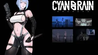 Sci fi blue hair girl [CYAN BRAIN]