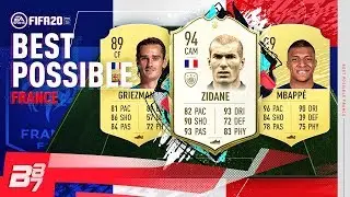 BEST POSSIBLE FRANCE TEAM w/ 94 ZIDANE & 89 MBAPPE! | FIFA 20 ULTIMATE TEAM