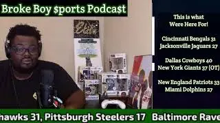 Broke Boy Sports Podcast Episode 218: NFL Week 2 Reactions 2025-2026