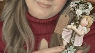 Tutorial Fata su chiave del cuore in porcellana fredda Facile😊
