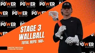 Stage 3 Wall Ball 🔥 Master Your Lacrosse Stick Skills | Power Sleeve&reg; Training
