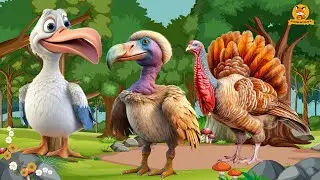 Lovely Animal Sound And Names - Pelican, Vulture, Ostrich, Peacock, Pheasant, Bat