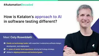 How is Katalon’s approach to AI in software testing different?