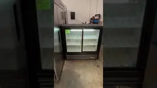 True Sliding Double Door Merchandising Cooler (CFG2116)