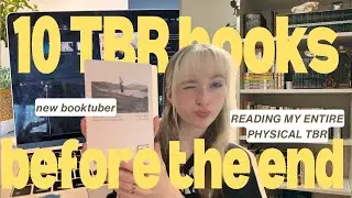 10 before the end! 2025 📖 | Winter TBR! ❄️| NEW booktuber! 💕✨