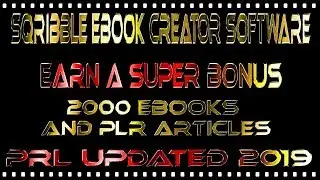 💻📗Sqribble COMMERCIAL | + BONUS 2000 ebooks and PLR articles | 2019