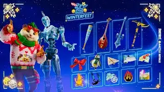 WinterFest Unwrapping Christmas Presents Through Day 1 - Day 8 In | Fortnite Mobile  