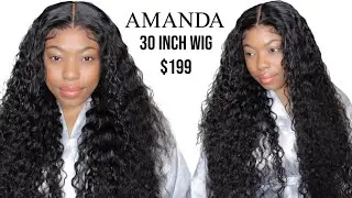 30-дюймовый парик меньше чем за 200 долларов?! Парик Amanda Hairs 6x4 на кружеве для начинающих