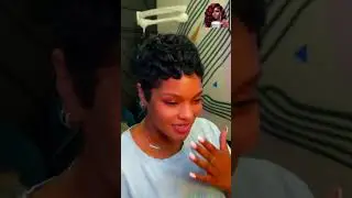 she wanted a nia long inspired pixie the stylist gave her this  #hairstylesforblackwomen