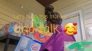 Mini Stockpile + Chit Chat and building racks 😊 #stockpile #momvlog #declutter #foodshortage