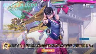 Overwatch New D.Va Academy Skin Showcast