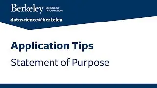 Application Tips &ndash;&nbsp;Statement of Purpose