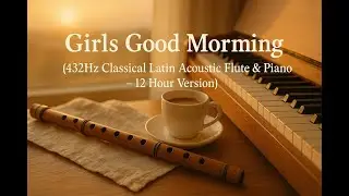 Girls Good Morning 432Hz Classical Latin Acoustic Flute & Piano &ndash; 12 Hour Version