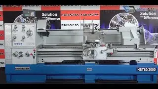 High Speed All Geared Lathe Machine (Model – HST80/2000) – Bhavya Machine Tools