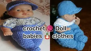Baby doll clothes with crochet 🧶 ||Crochet 🧶 Hand work || crochet 🧶 pattern