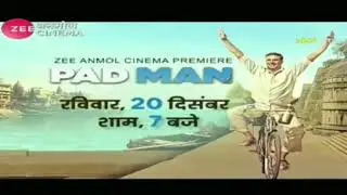 Padman | Zee Anmol Cinema  Premiere | Promo 🔥 | VY Cinema |