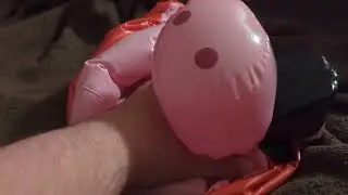 Deflating Inflatable Peppa Pig 
