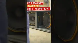 PD 4000 Watt Bass Testing For Order Call :- 7529914371 Holi Offer