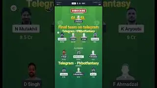 MSC vs KSV dream 11 prediction🔥 #dream11prediction #mscvsksv #dream11team #t10 #shortsfeed #t10match