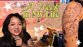 Week in the Life of a Tattoo Artist | Tattooing, Content Creation, & Inktober  ✯ no.4