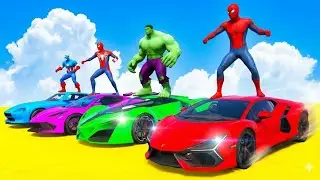 Spider-Man Rescue الرجل العنكبوت انقاذ باتمانbatman vs iron man vs venom funny Game GTA 5 superhero