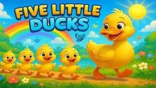 Five Little Ducks | Puddle Jump Dance Kids Song
