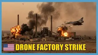 F-15E Strike Eagles Destroy Iranian Shahed Drone Factory Supporting Russia
