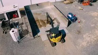 Portable Wash Pad Setup - Evans Equipment & Environmental