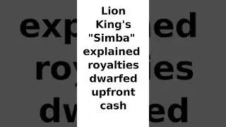 Lion King's Simba Jason Weaver explained how much more he got with royalties