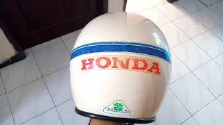 Helm Honda GL Series Original 2nd || helm jadul harga baru dari helm ini mencapai jutaan rupiah